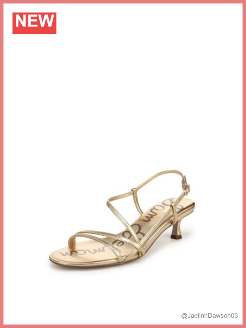 Kitten Heel Slide Sandals Open Toe Leather Dressy
